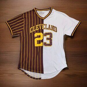 Lebron James King 23 Cleveland Cavaliers Shirt Mens 4XL Short‎ Sleeve NBA